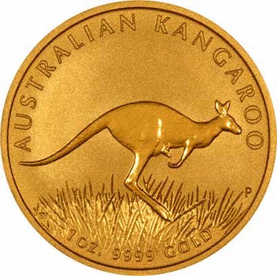 Moneda Kangaroo de oro australiano