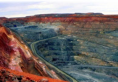 Mina oro Super Pit Australia
