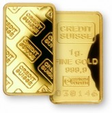 Lingote de oro credit suisse