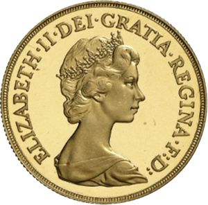 Moneda de oro Reino Unido UK