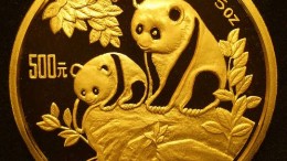 Moneda de oro Panda de oro chino