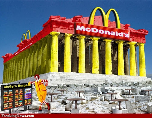 Acrópolis vendida McDonalds