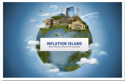 Ilustración isla de inflación