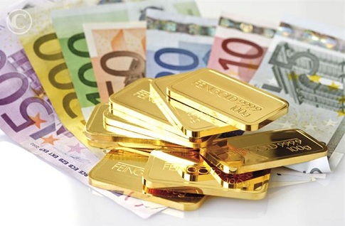 Euros y Lingotes Oro