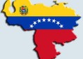 Mapa politico de Venezuela con bandera