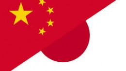 Banderas China Japón