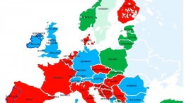 Crecimiento en los países de la Unión Europea