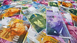 Billetes de francos suizos