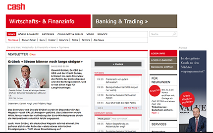 Pantallazo Cash - Ex CEO Credit Suisse