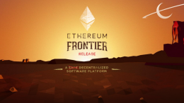 Ethereum web Frontier