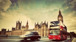 Londres con taxi y bus