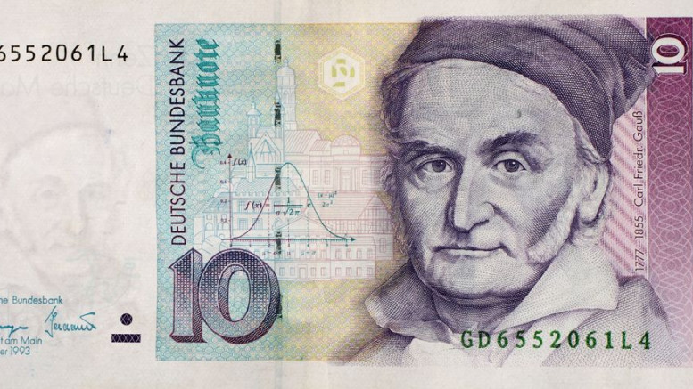 Billete de 10 marcos alemanes